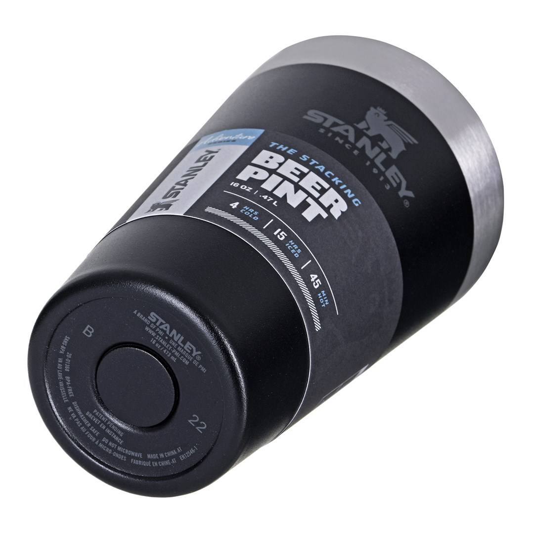 Stanley Adventure Beer Pint 0.47 L Matte Black Pebble
