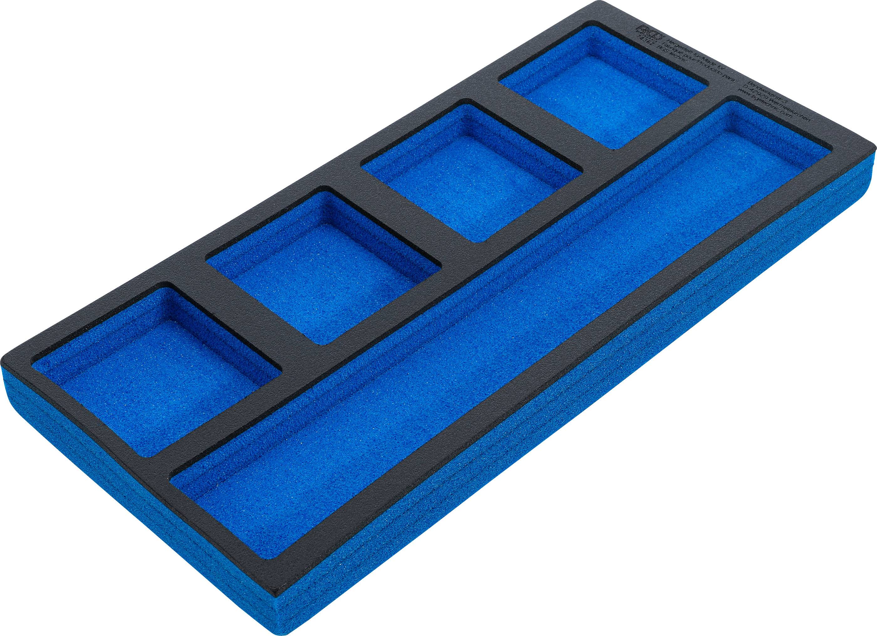 BGS 74362 Werkstattwageneinlage 1/3 leer 5 Fächer 408 x 189 x 32 mm
