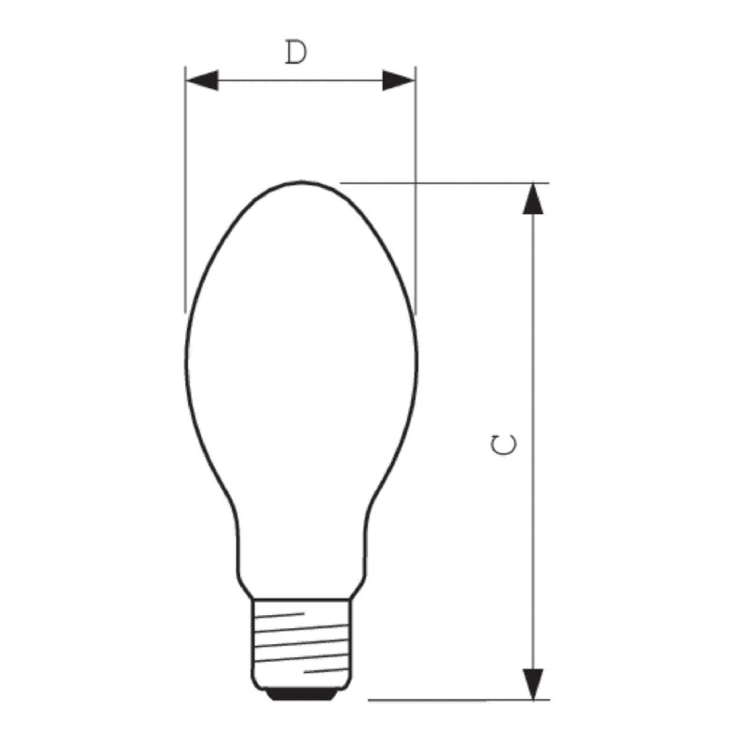 Philips Entladungslampe MASTER SON PIA PLUS E40 264 W EEK: E (A - G) Warmweiß Kolbenform 1 St.