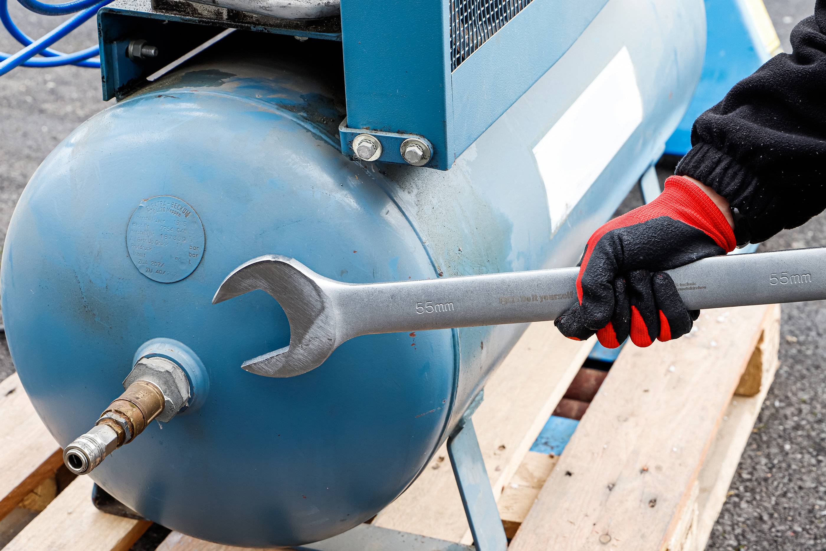 Maul-Ringschlüssel-Satz XXL SW 55 - 85 mm 7-tlg.