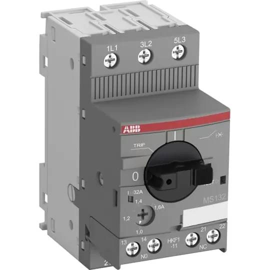 ABB MS132-0.25-HKF1-11 Motorschutzschalter Auslöseklasse 10, 0.16 ... 0.25A,HKF1-11 1SAM350005R1002