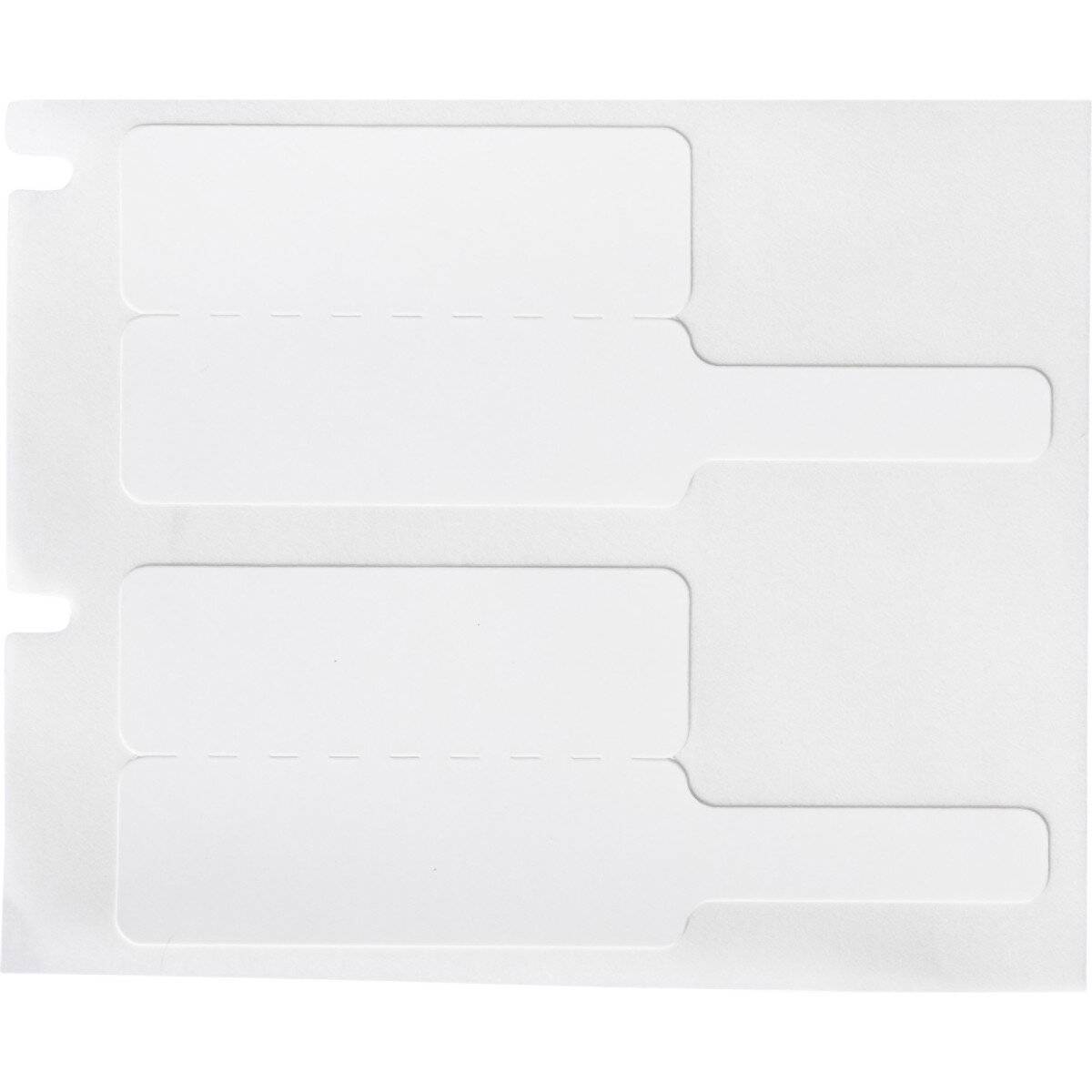 Brady Corporation M6-1-425-FP Fähnchen Polypropylen Weiss matt 30.00 x 10.00 mm Layout 1