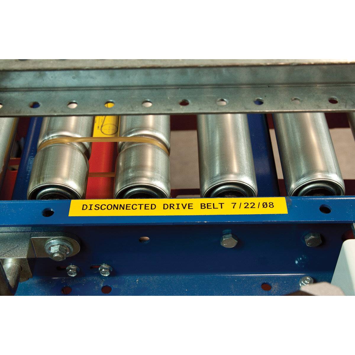 Brady Corporation M4C-1000-595-YL-BK Vinyl Schwarz auf Gelb 25.40 mm x 7.62 m permanent