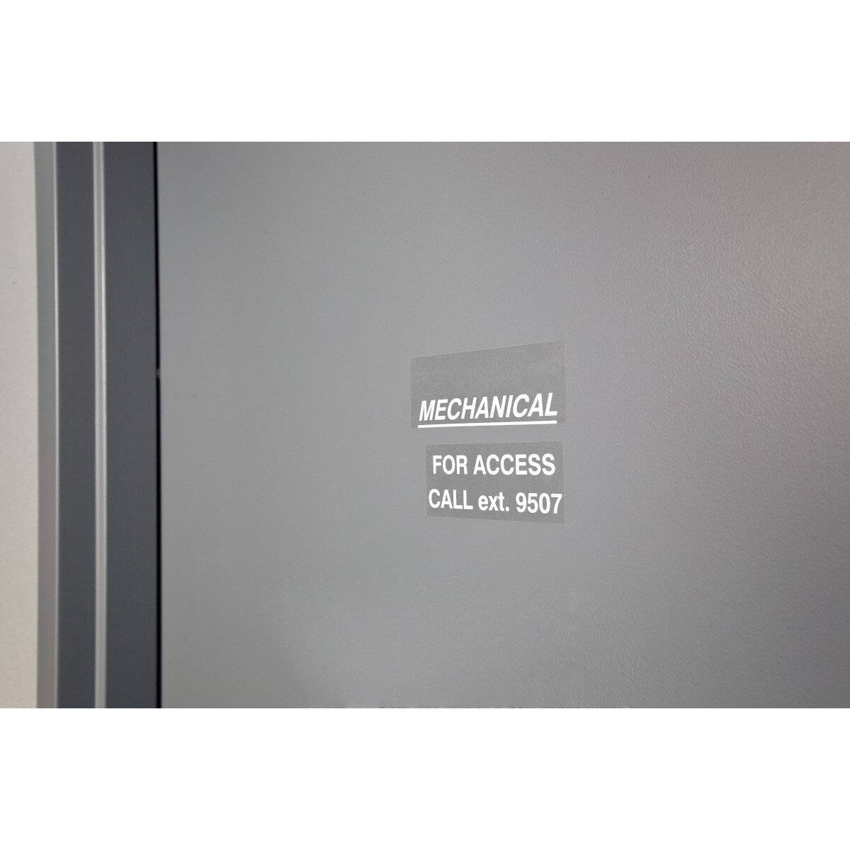 Vinylband, 25,4 mm x 6,1 m, Weiß auf Transparent, für M410/BMP41/M510/BMP51/M511, M4C-1000-595-CL-WT