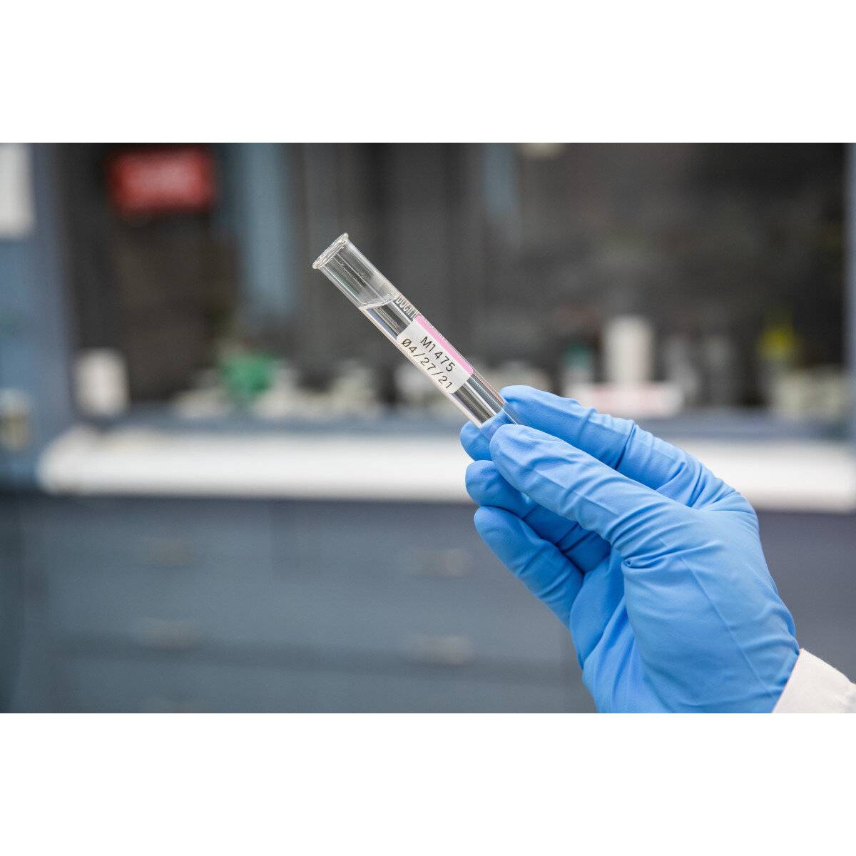 Etiketten aus Polyester, 25,4 mm x 25,4 mm, pink/weiß, Brady M5-49-494-PK