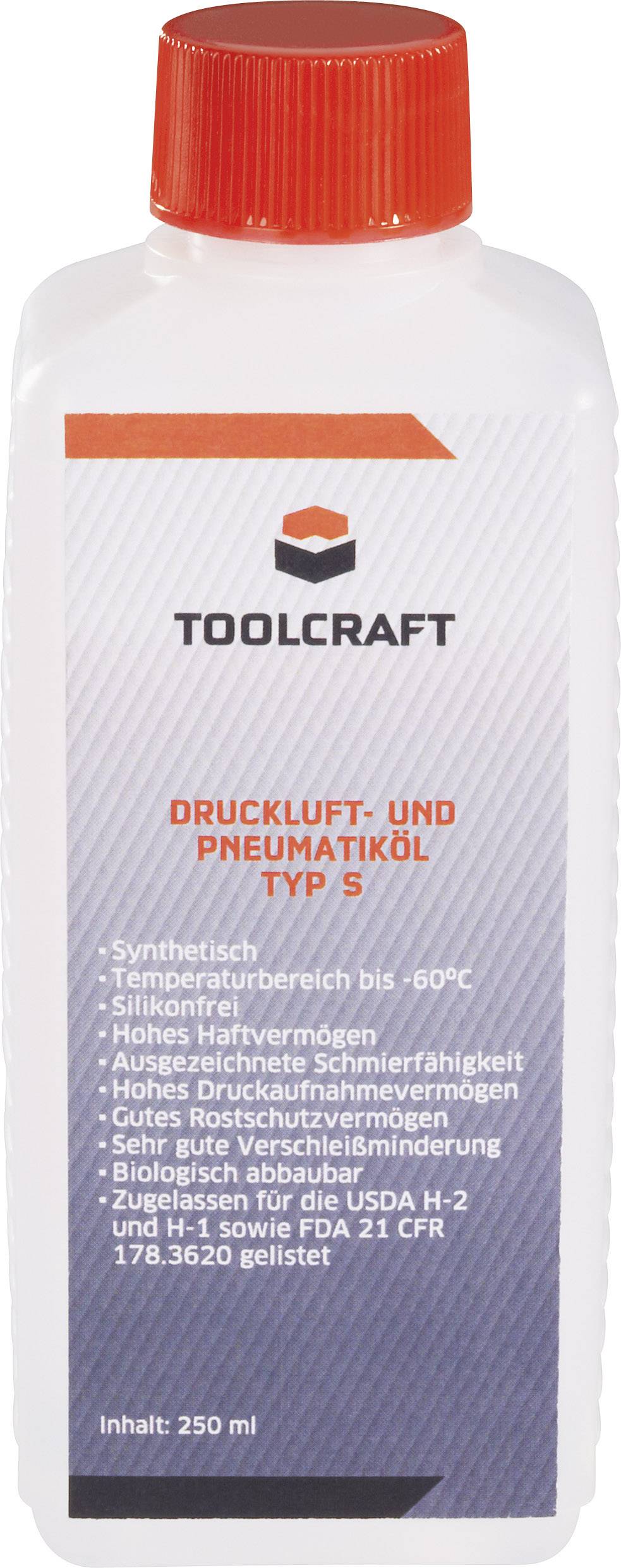 TOOLCRAFT Typ S Pneumatik Spezialöl 250 ml
