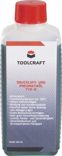 TOOLCRAFT Typ L Pneumatik Spezialöl 250ml