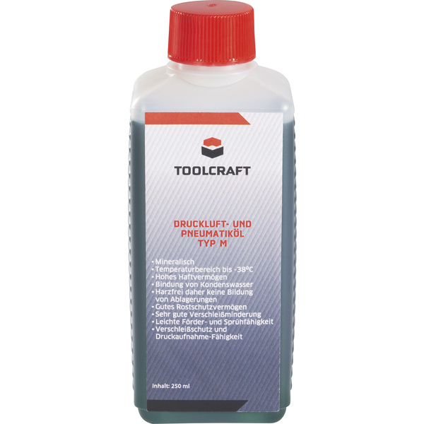 TOOLCRAFT Typ L Pneumatik Spezialöl 250 ml