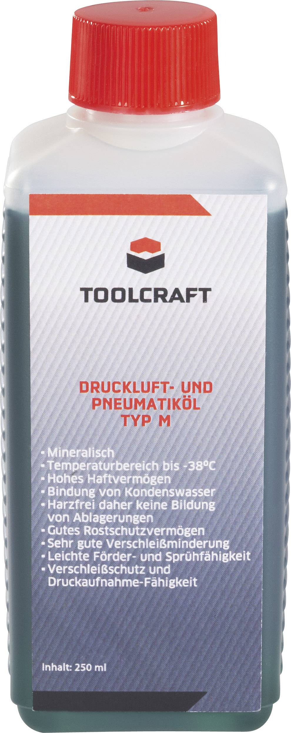 TOOLCRAFT Typ L Pneumatik Spezialöl 250ml