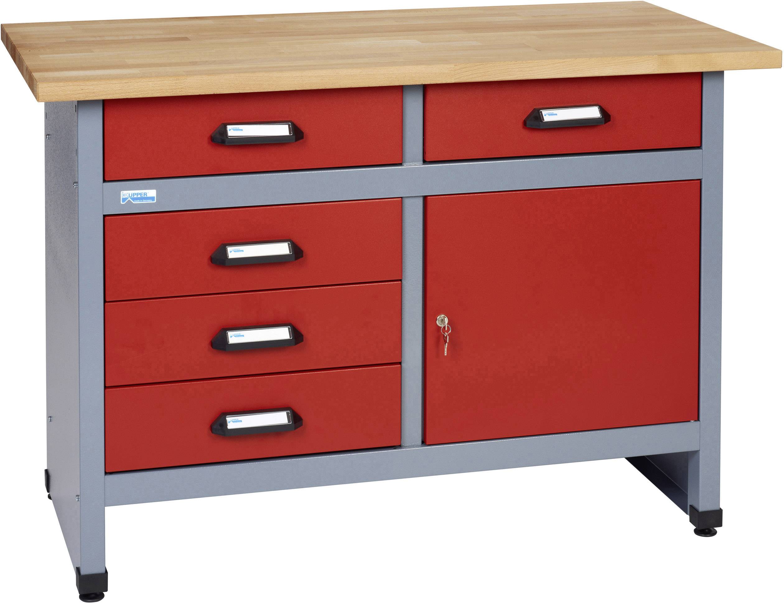 Küpper 12042 Werkbank rot (B x H x T) 1200 x 840 x 600mm