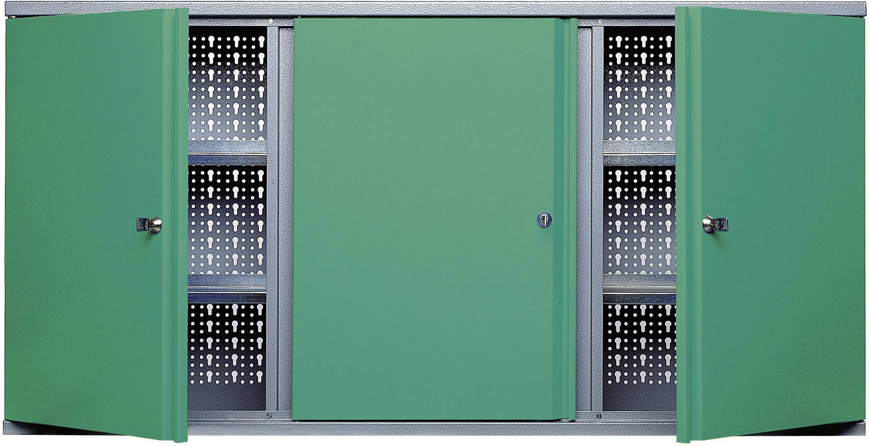 Küpper 70091 Hängeschrank mit 3 Türen 120 cm grün (B x H x T) 120 x 60 x 19 cm