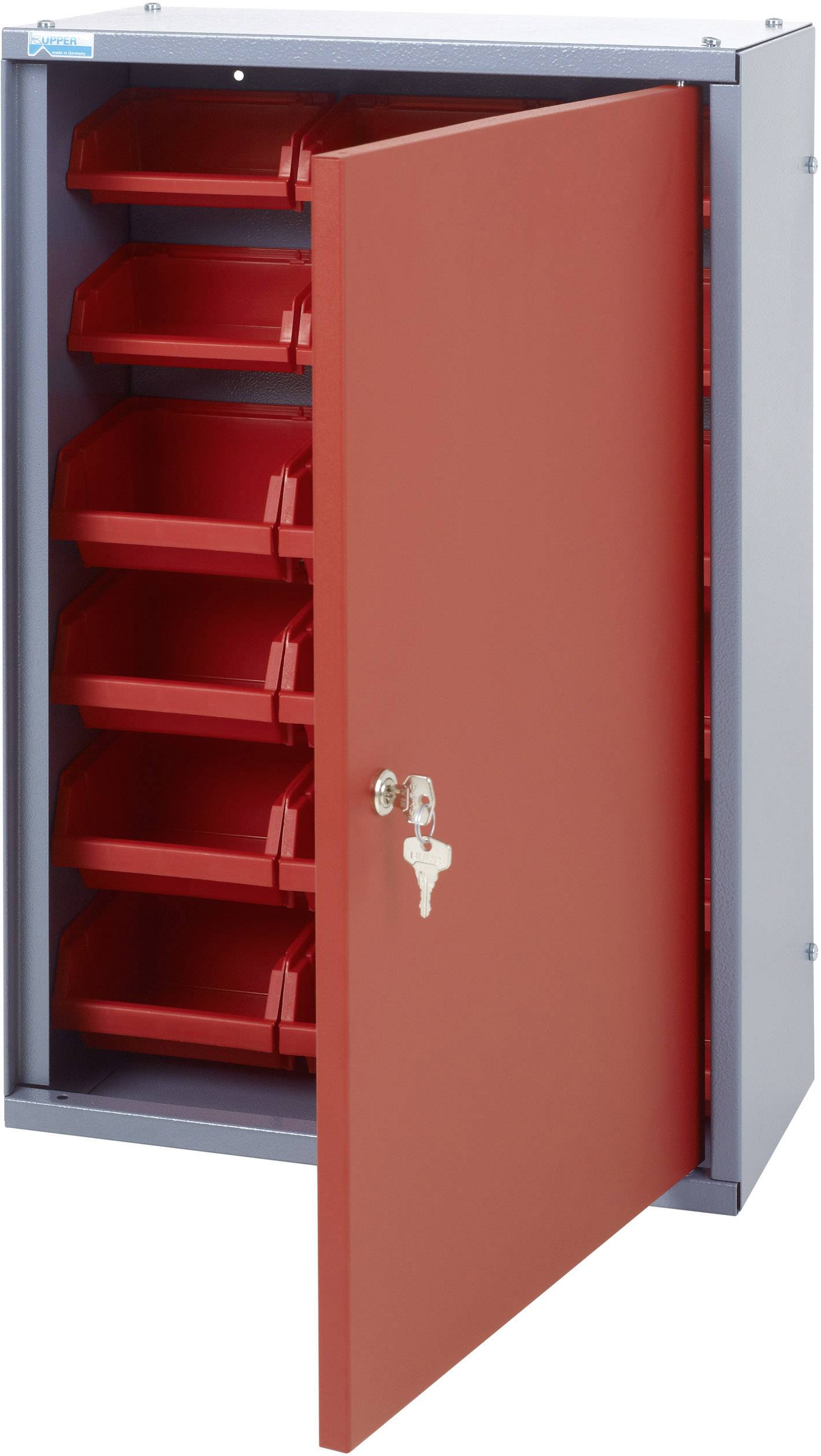 Küpper 70312 Werkzeug-Hängeschrank (B x H x T) 40 x 60 x 19cm Rot, Silber