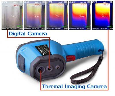 PeakTech P 5610 B – IR-Wärmebildkamera 2,8", 220x160 px