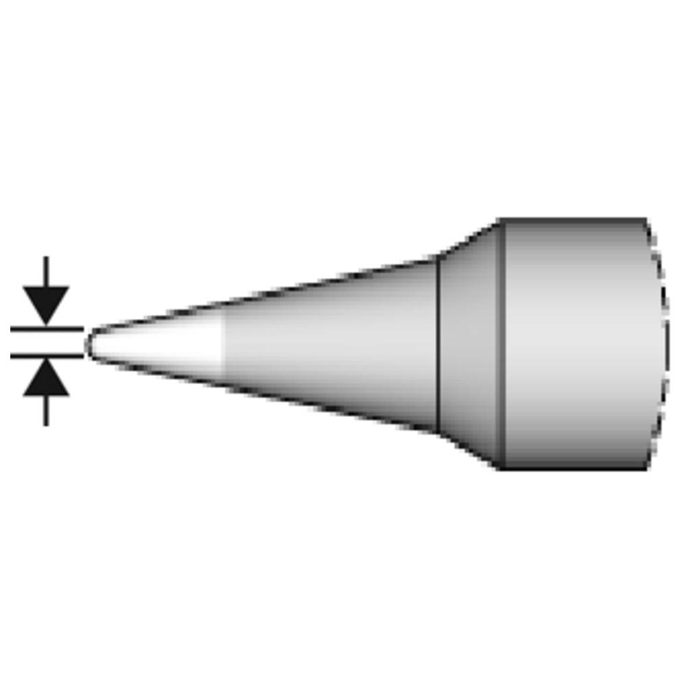 JBC Lötspitze Serie C210, Rundform, C210031/Ø 2,0 mm, abgeschrägt