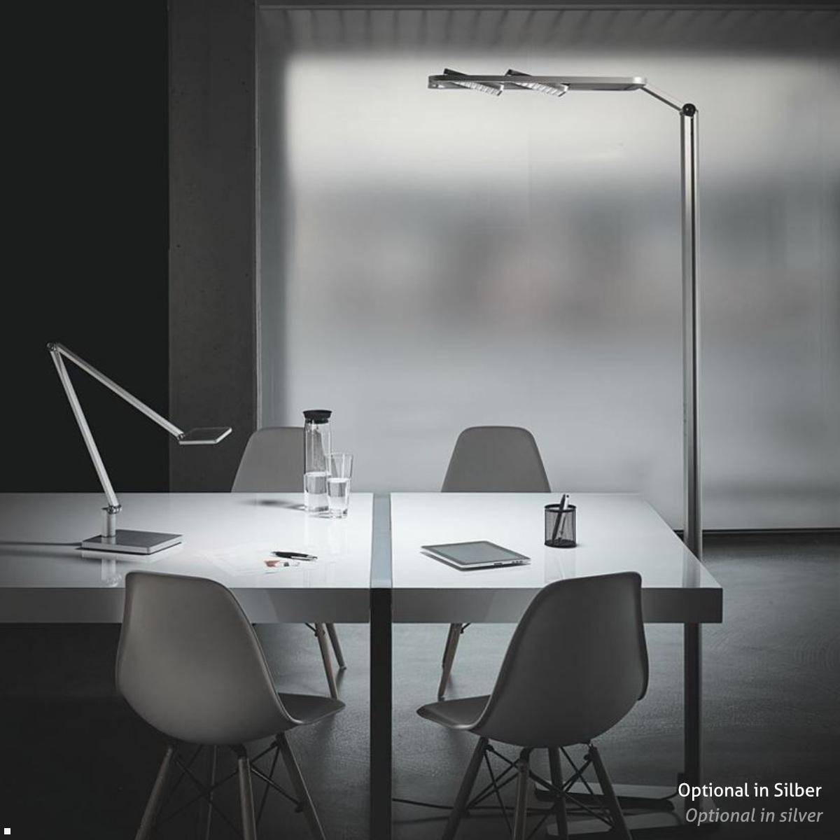 Novus Attenzia space active HCL BT LED Stehleuchte, schwarz (740+6198+001)