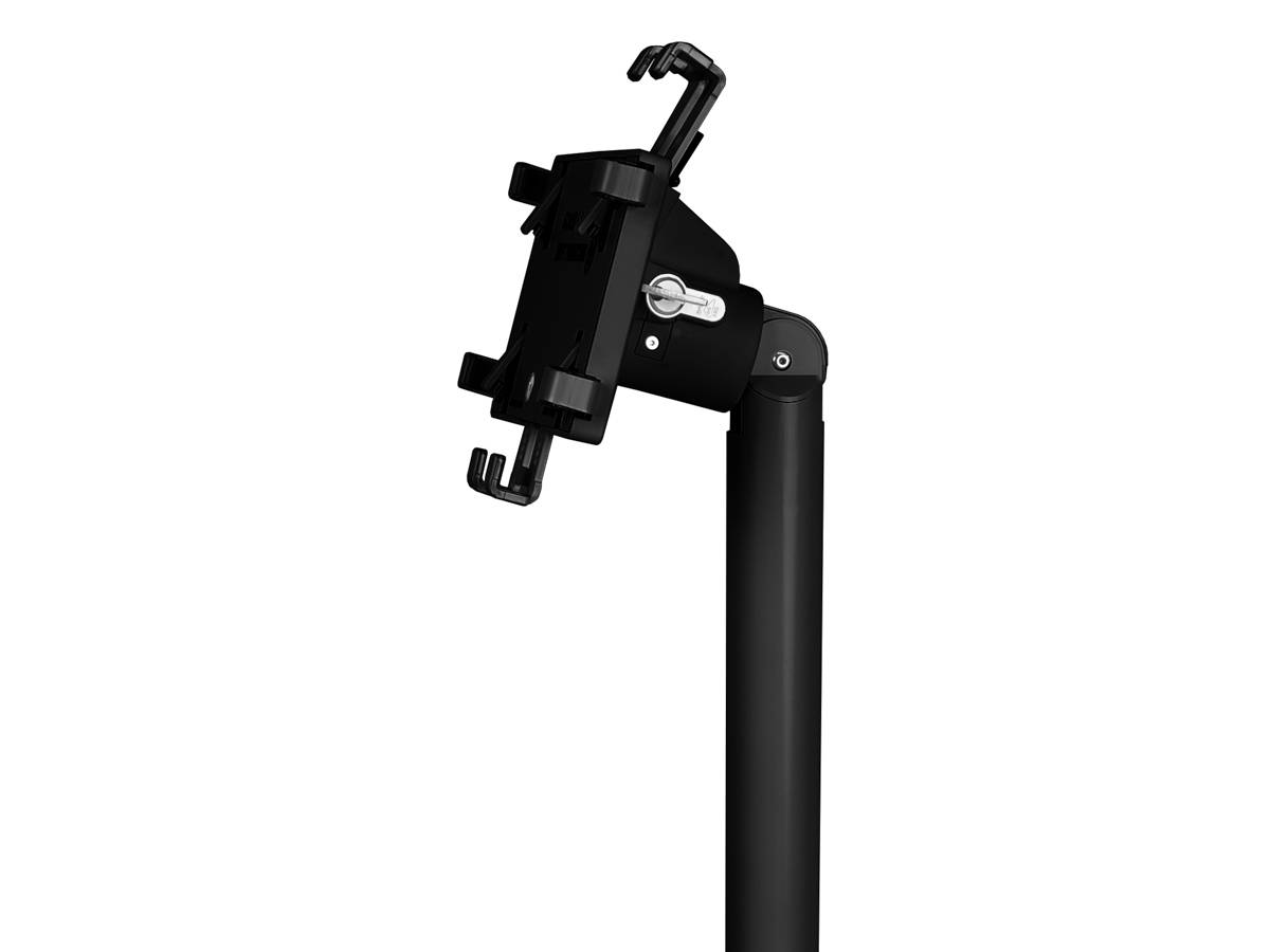 Gripzo Tablet Bodenständer XL schwenkbar 12-13 Zoll DS, schwarz