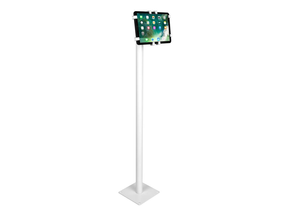 Gripzo Tablet Bodenständer schwenkbar 7-11 Zoll DS, weiß