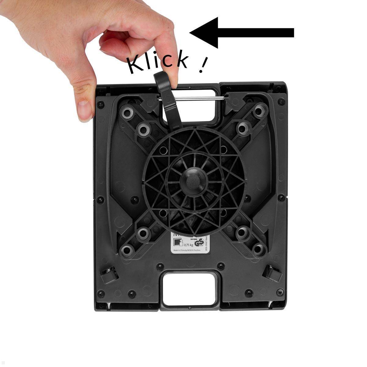 Novus MY tab + cross flache Tablet Wandhalterung (911+3005+003), anthrazit