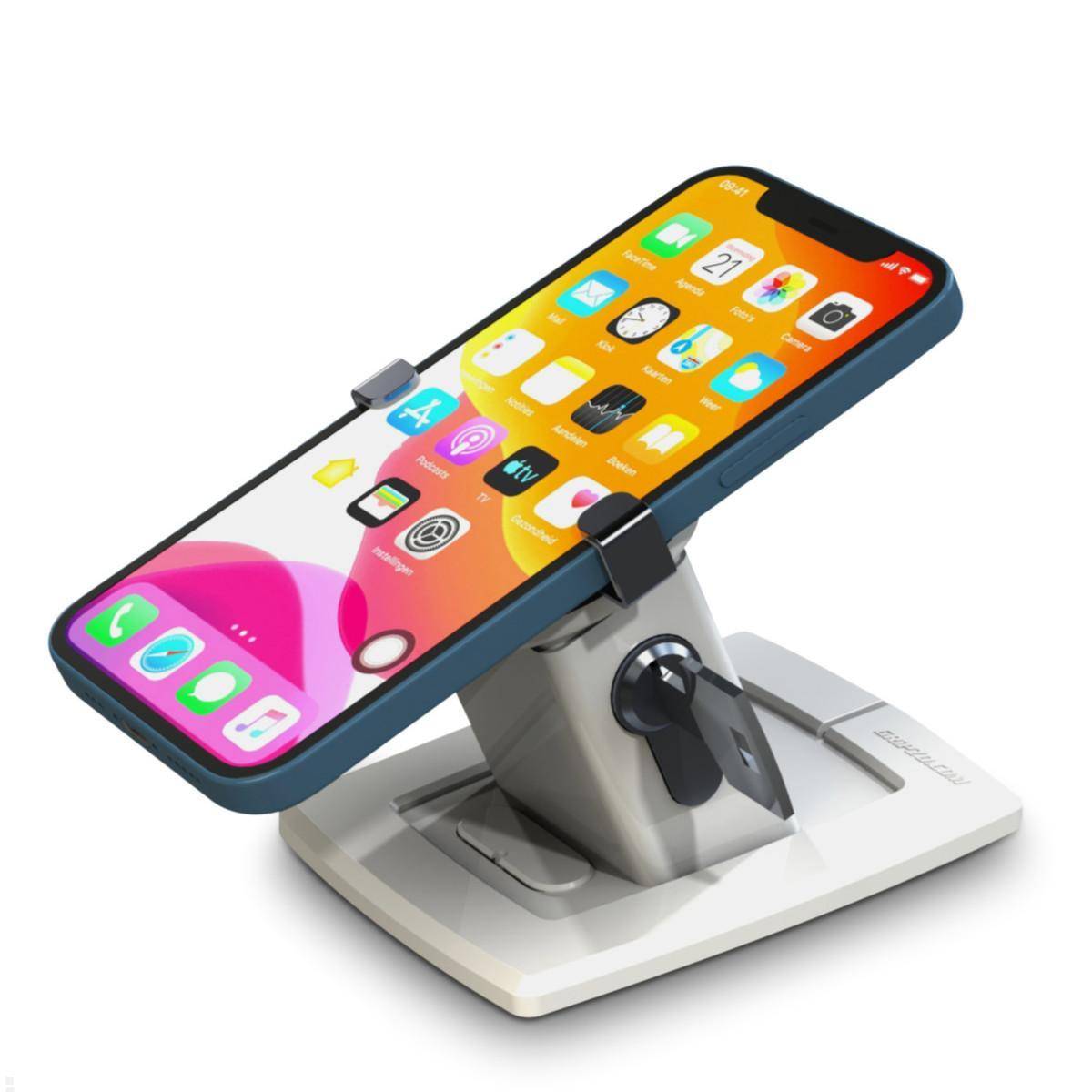 Gripzo V3 Slim Smartphone Tischhalterung 3,5 bis 6,7 Zoll, Diebstahlschutz, we...