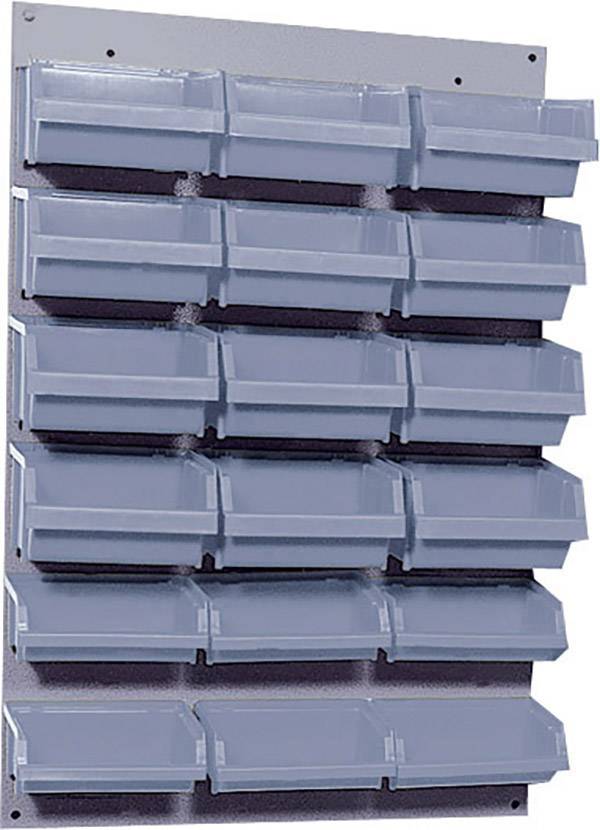 Küpper 13077 Stahlblech-Schlitzpaneele 1 tlg. graue Boxen (L x B) 60cm x 40cm 1St.