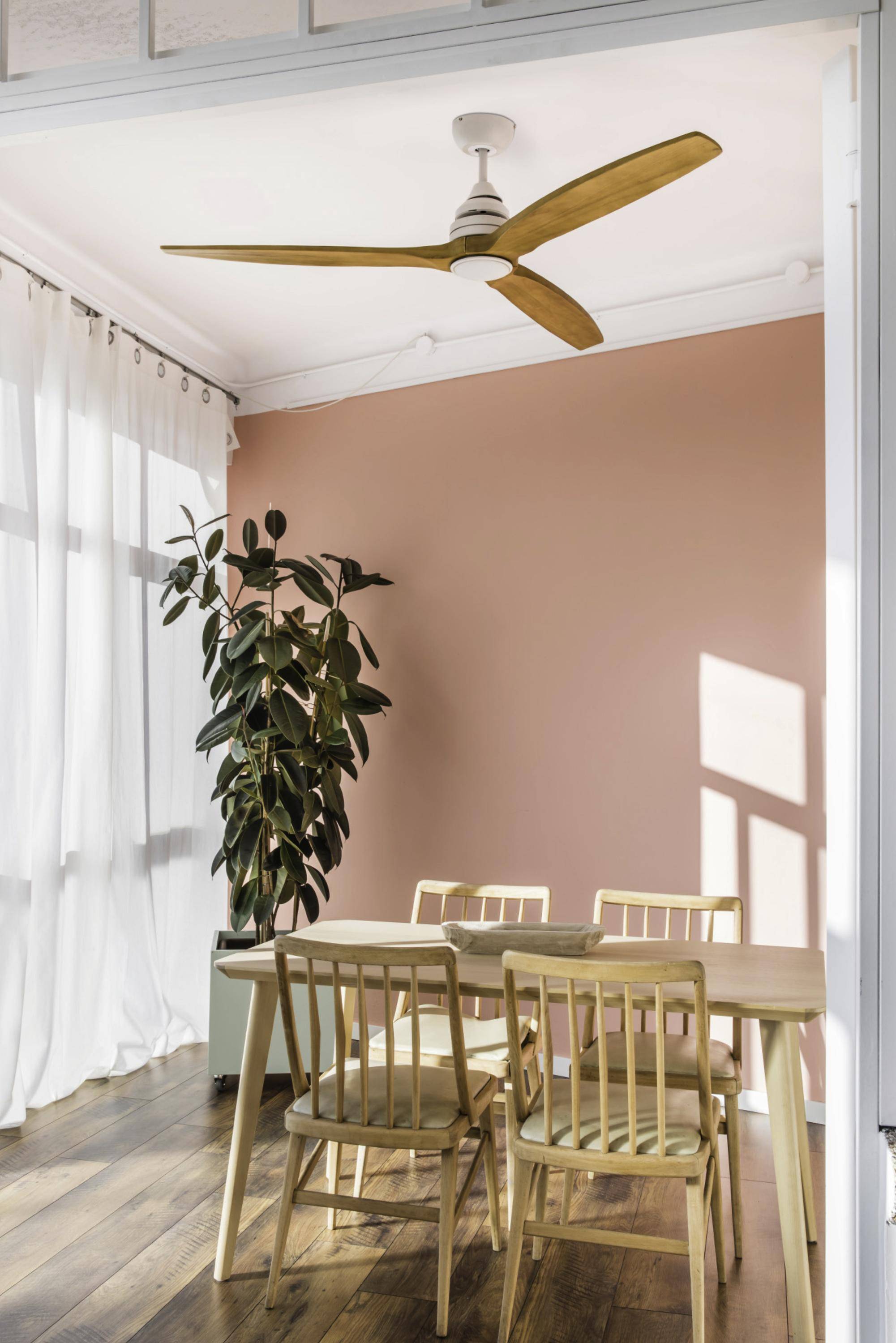 DC Deckenventilator Alo Weiß mit LED & Fernbedienung
