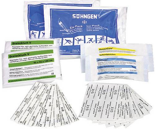 Sohngen 0303109 First Aid Refill Pack DIN 13169 Updates to 2009 St...