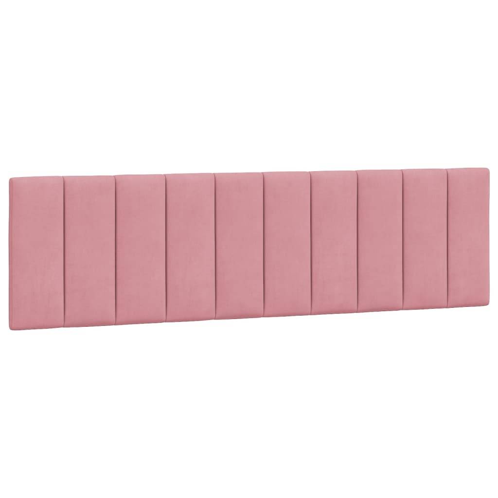 vidaXL Kopfteil-Kissen Rosa 180 cm Samt