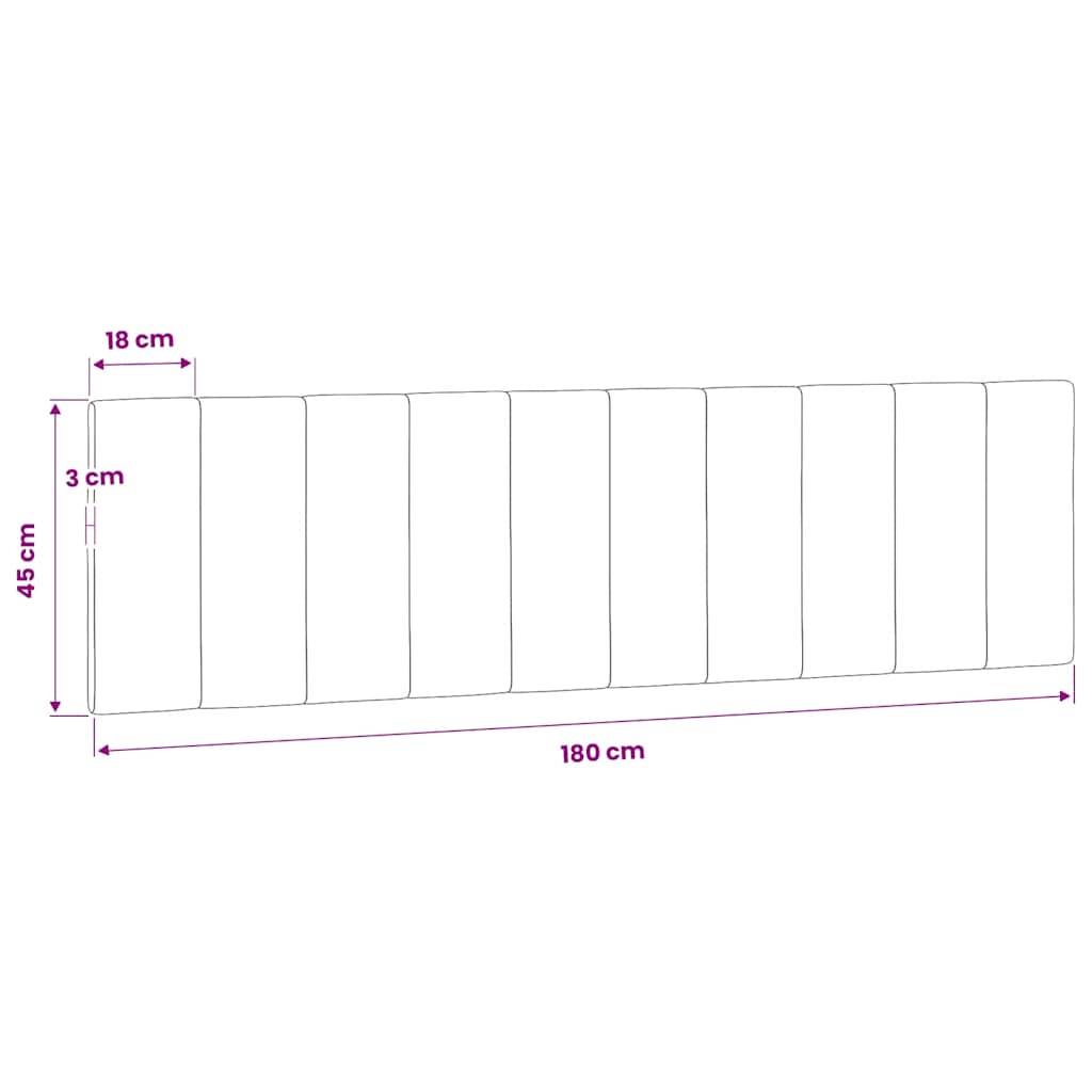 vidaXL Kopfteil-Kissen Rosa 180 cm Samt