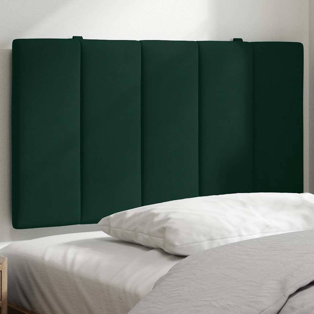 vidaXL Kopfteil-Kissen Dunkelgrün 90 cm Samt