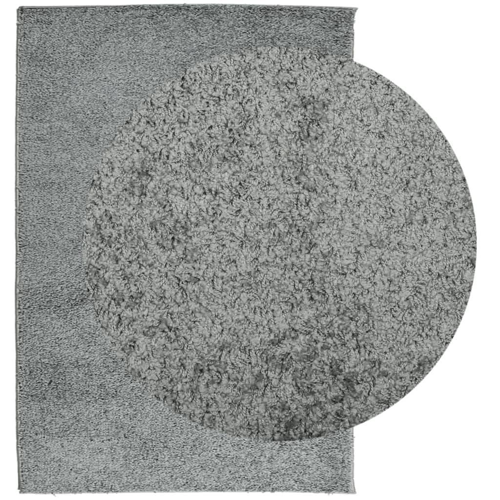 vidaXL Teppich Shaggy Hochflor Modern Grün 140x200 cm