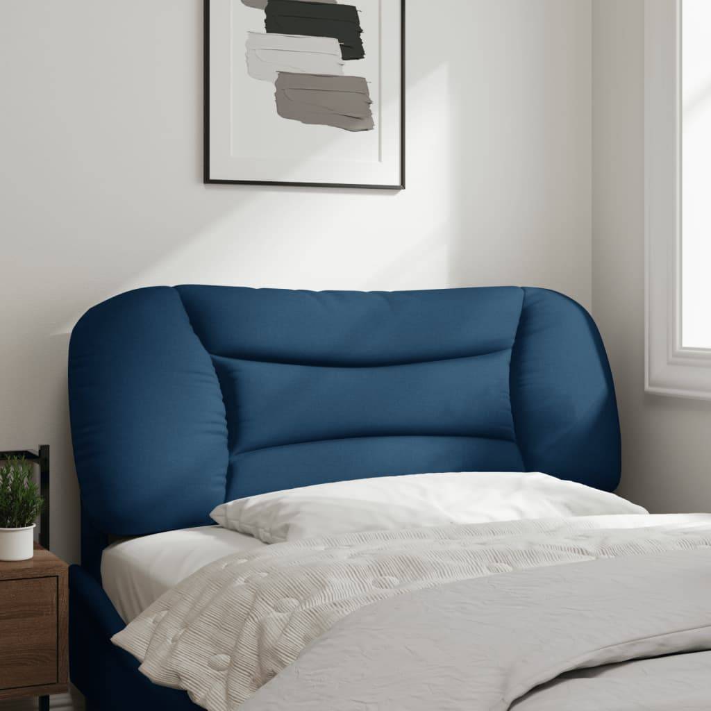 vidaXL Kopfteil-Kissen Blau 100 cm Stoff