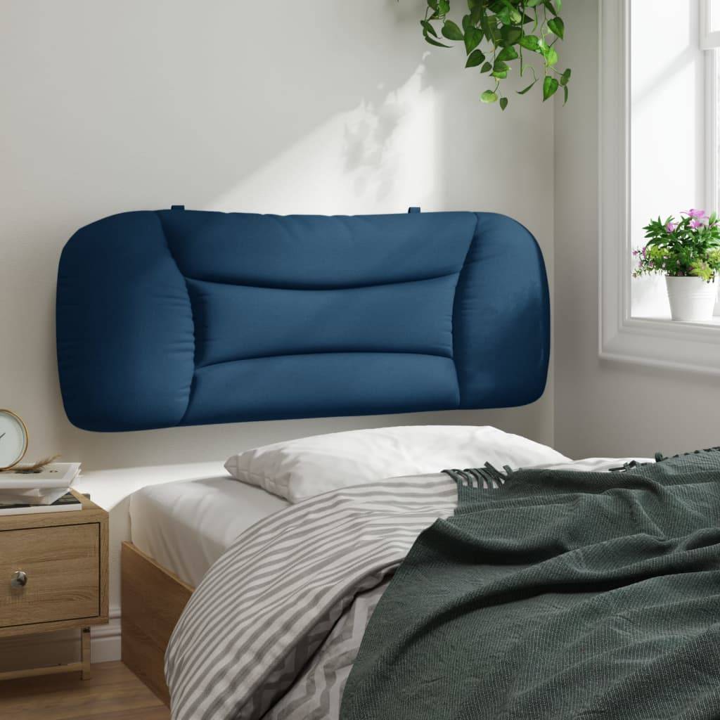 vidaXL Kopfteil-Kissen Blau 100 cm Stoff
