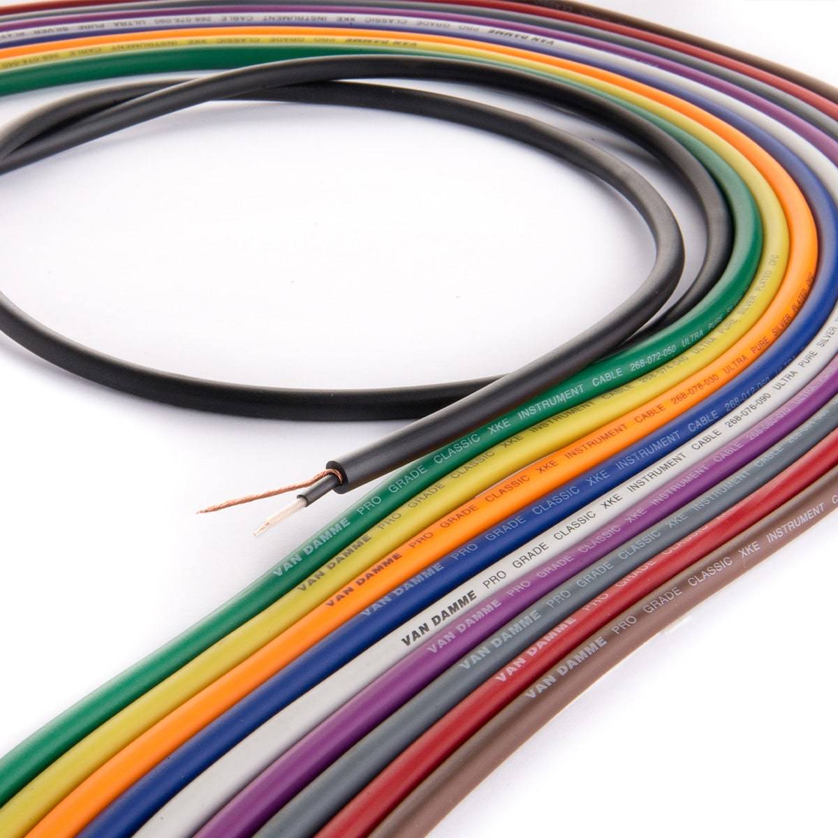 Van Damme XKE Instrument TS Instrumentenkabel (Neutrik 6,35mm Klinke) 3m Weiß