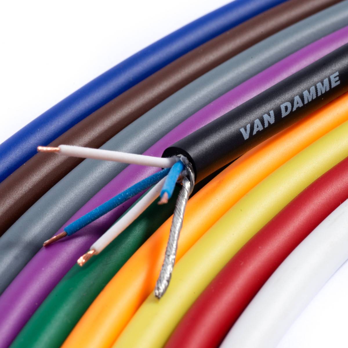 Van Damme XKE Starquad Microphone XLR Mikrofonkabel (Neutrik XLR-m / XLR-f) 30m Grau