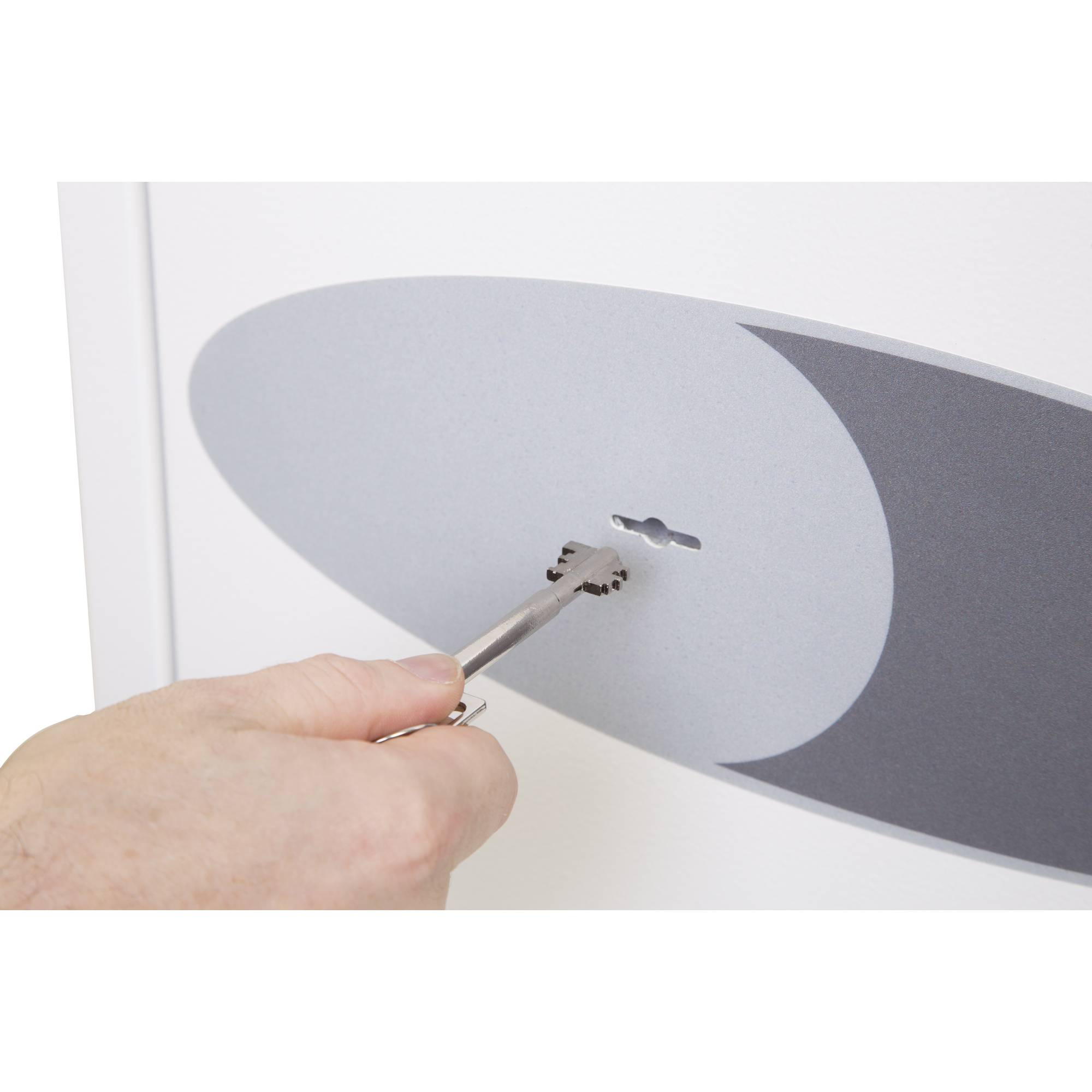 phoenix Schlüssel-Tresor FORTRESS KS0042K, 132 Haken, weiß