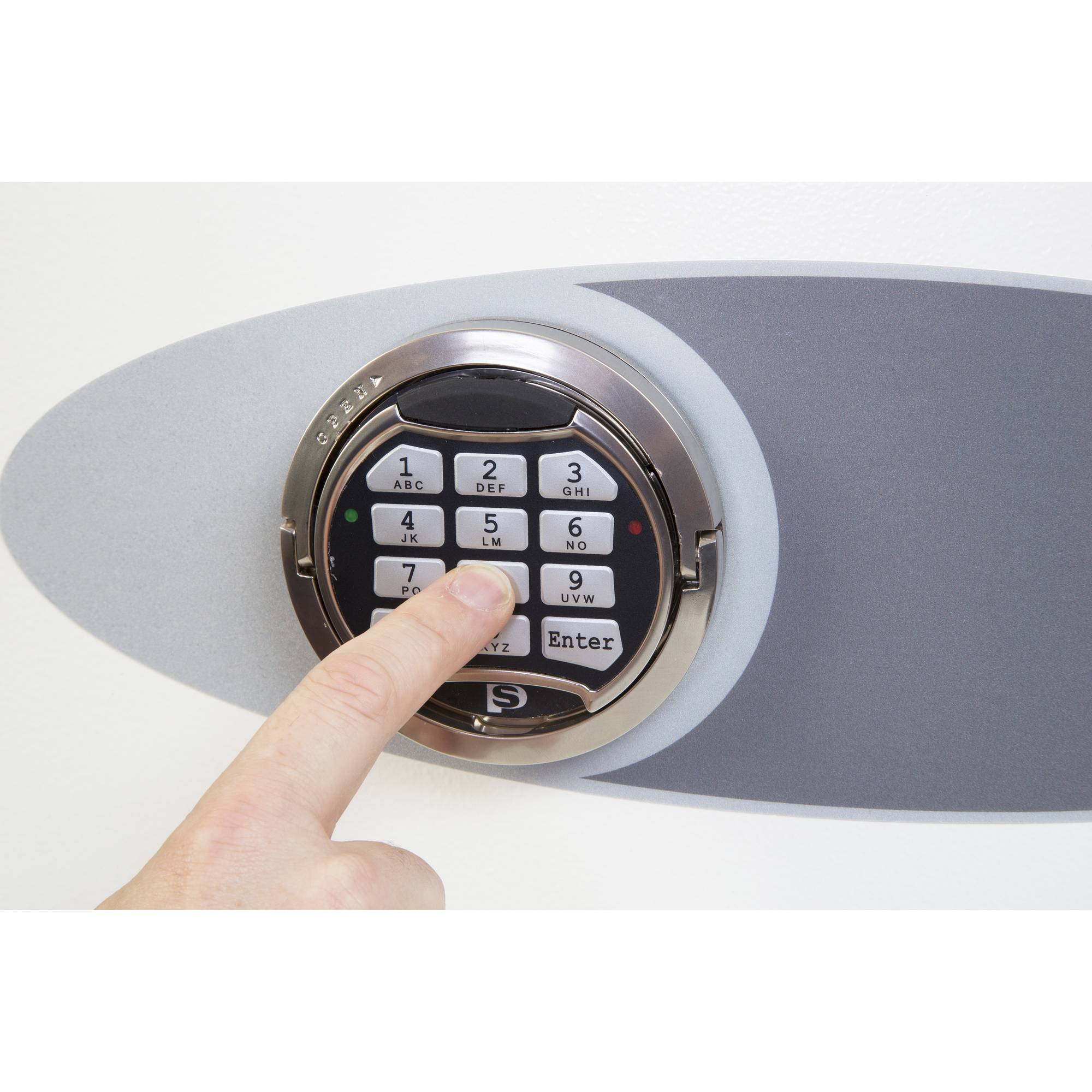 phoenix Schlüssel-Tresor FORTRESS KS0043E, 240 Haken, weiß