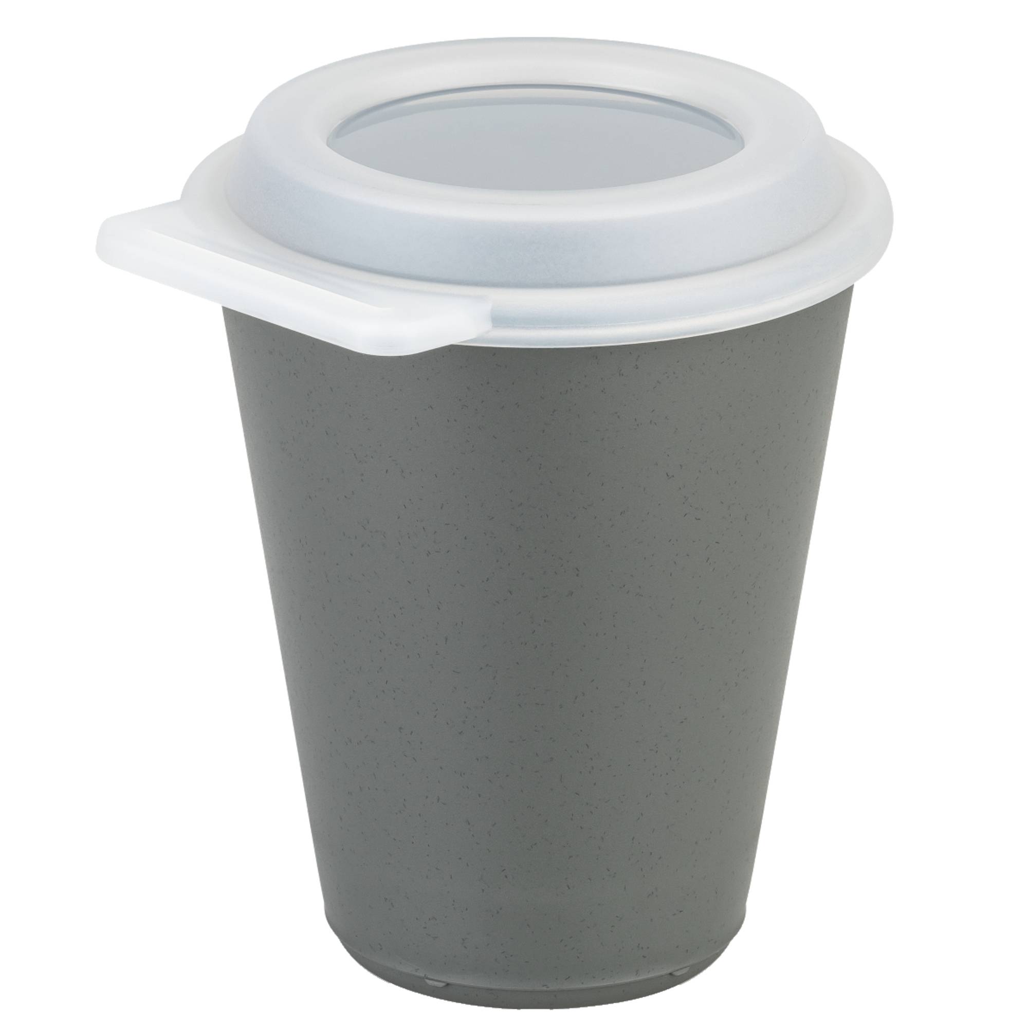 koziol Becher MOVE CUP 8139800 Deckel 300ml ash grey