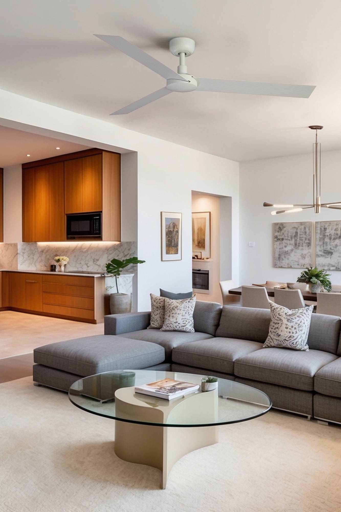 Energiespar Deckenventilator Cruiser XL Weiß