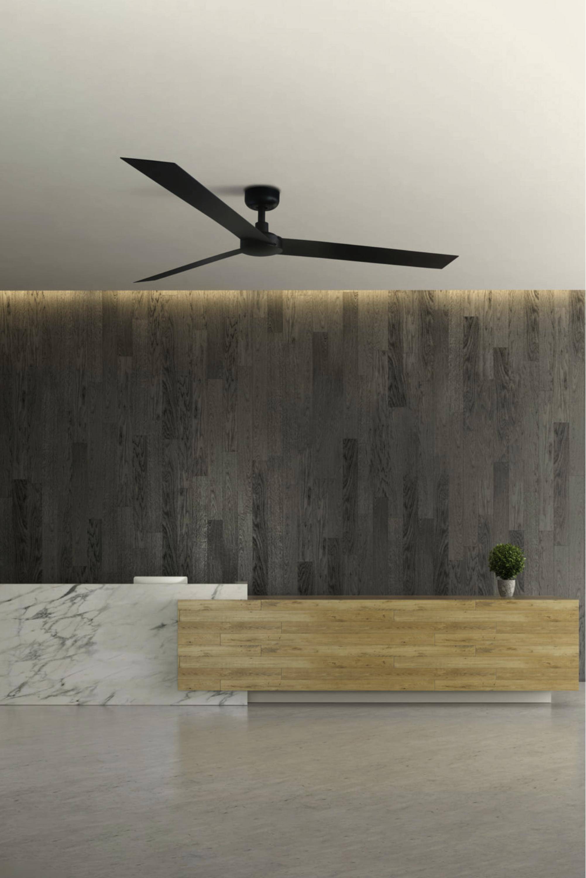 Energiespar Deckenventilator Cruiser XL Schwarz