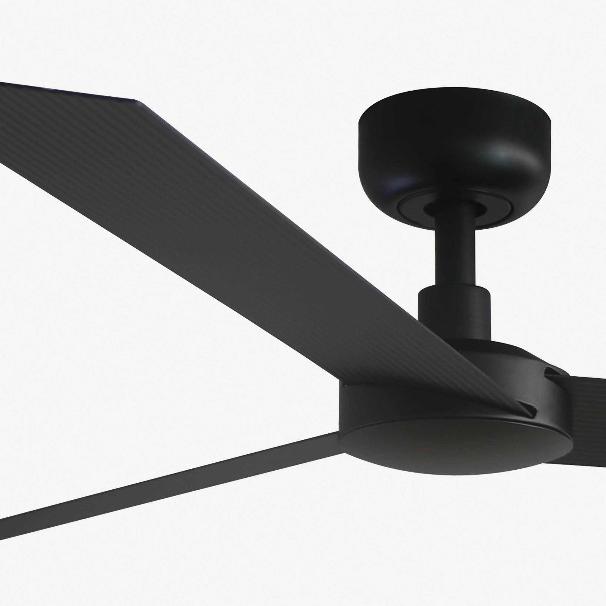 DC Deckenventilator Cruiser L Schwarz mit Ferbedienung
