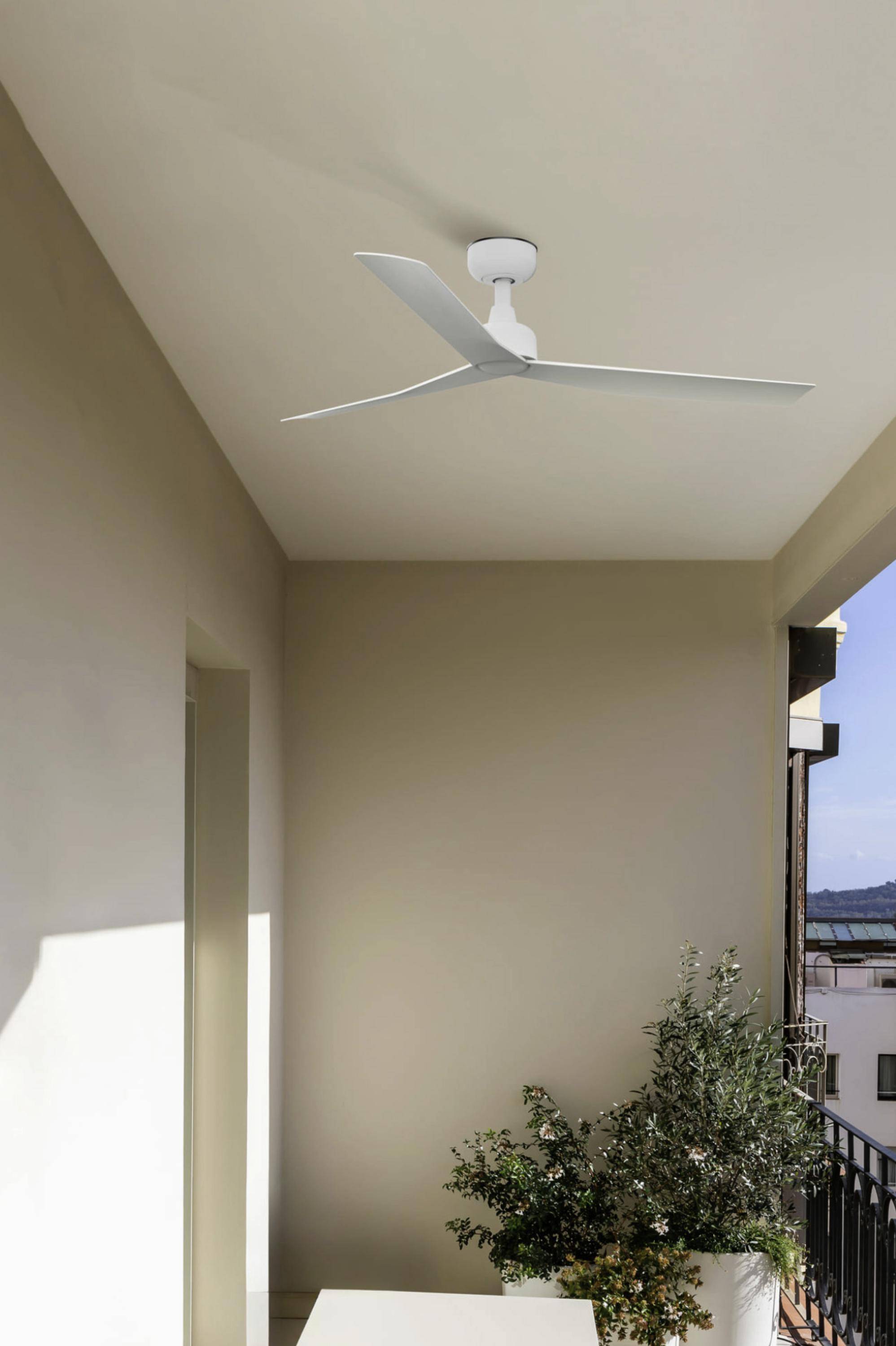 Outdoor DC Deckenventilator Marine 125 cm Weiß