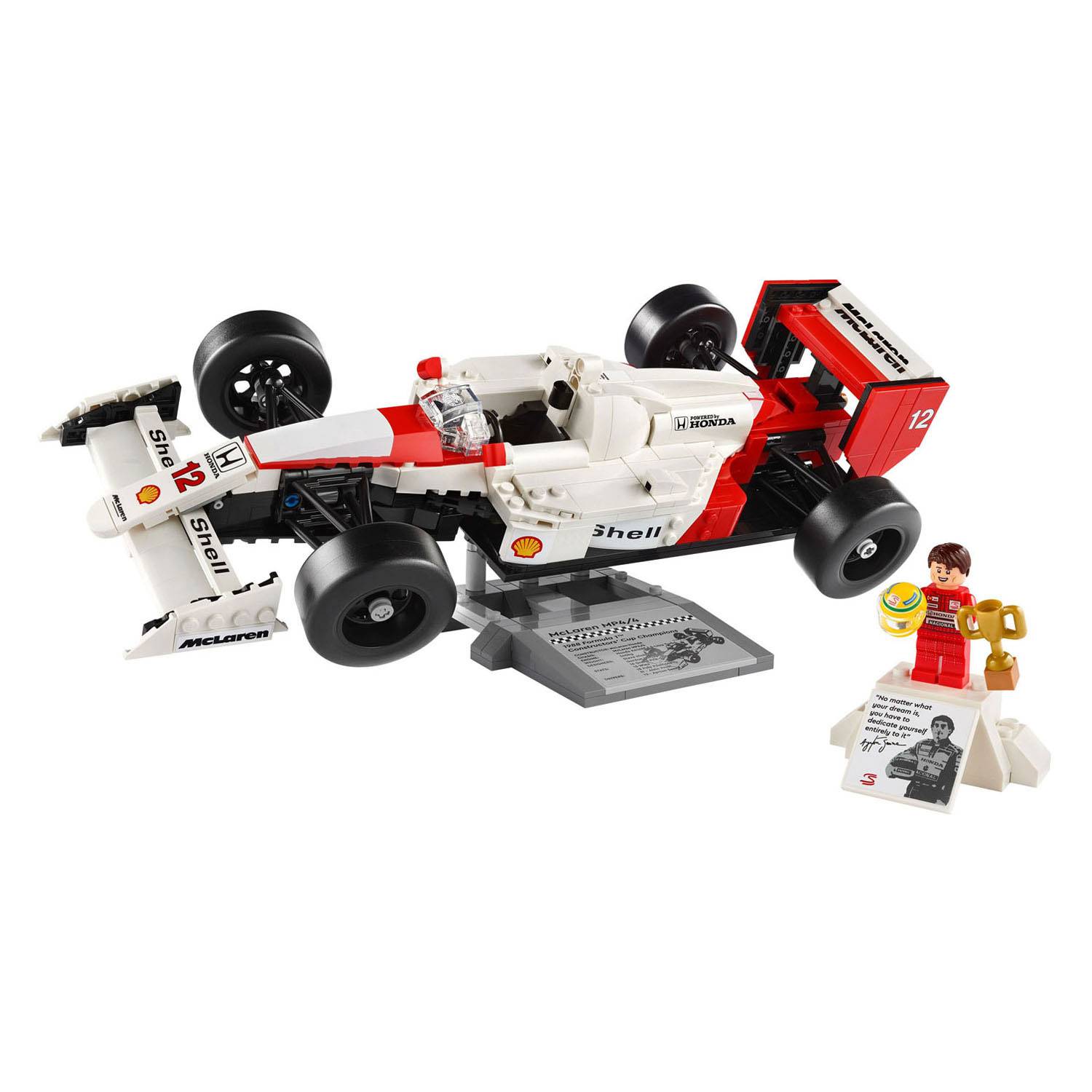 Lego LEGO ICONS 10330 McLaren MP4/4 en Ayrton Senna