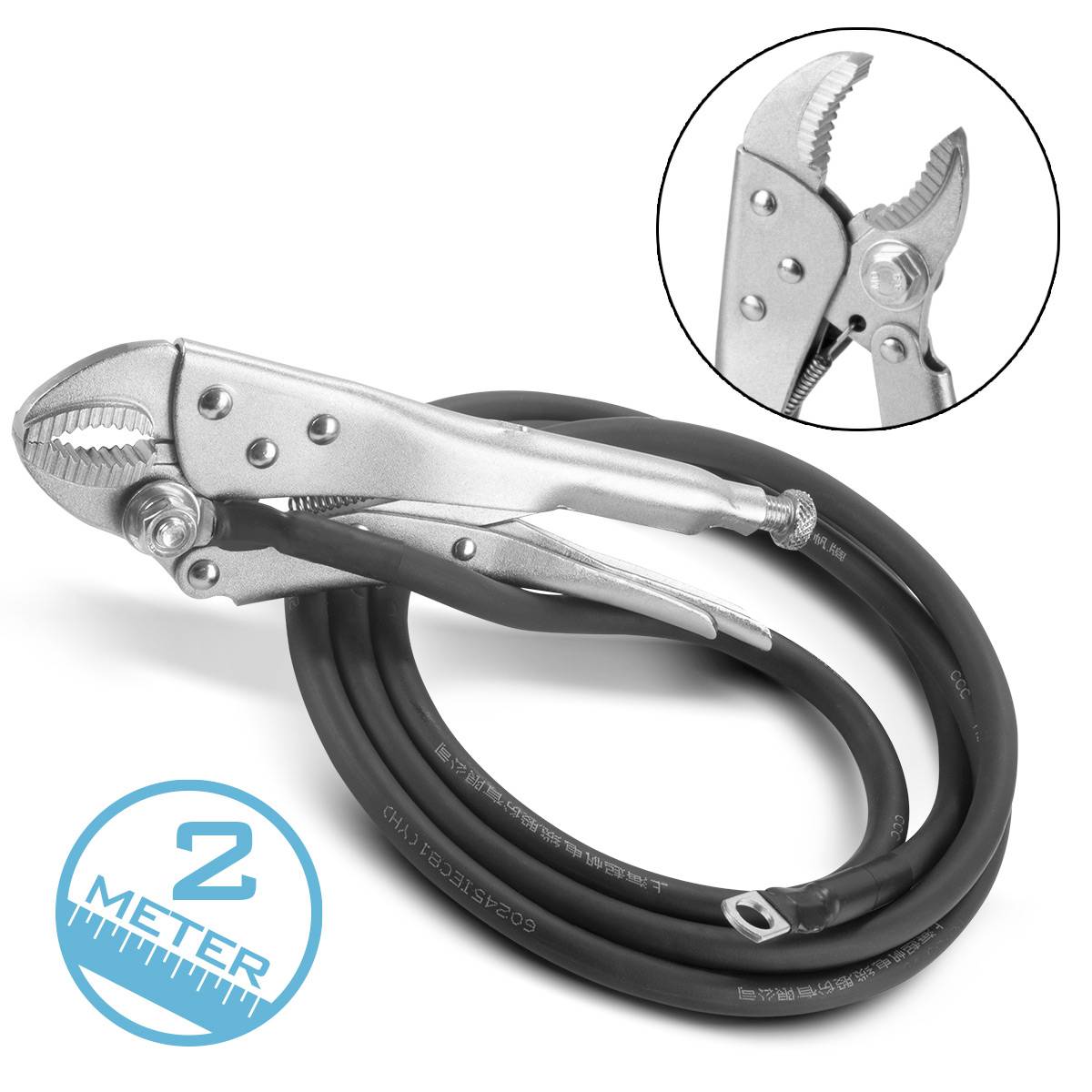 STAHLWERK Massekabel 2 m für Ausbeulspotter & Smart Repair