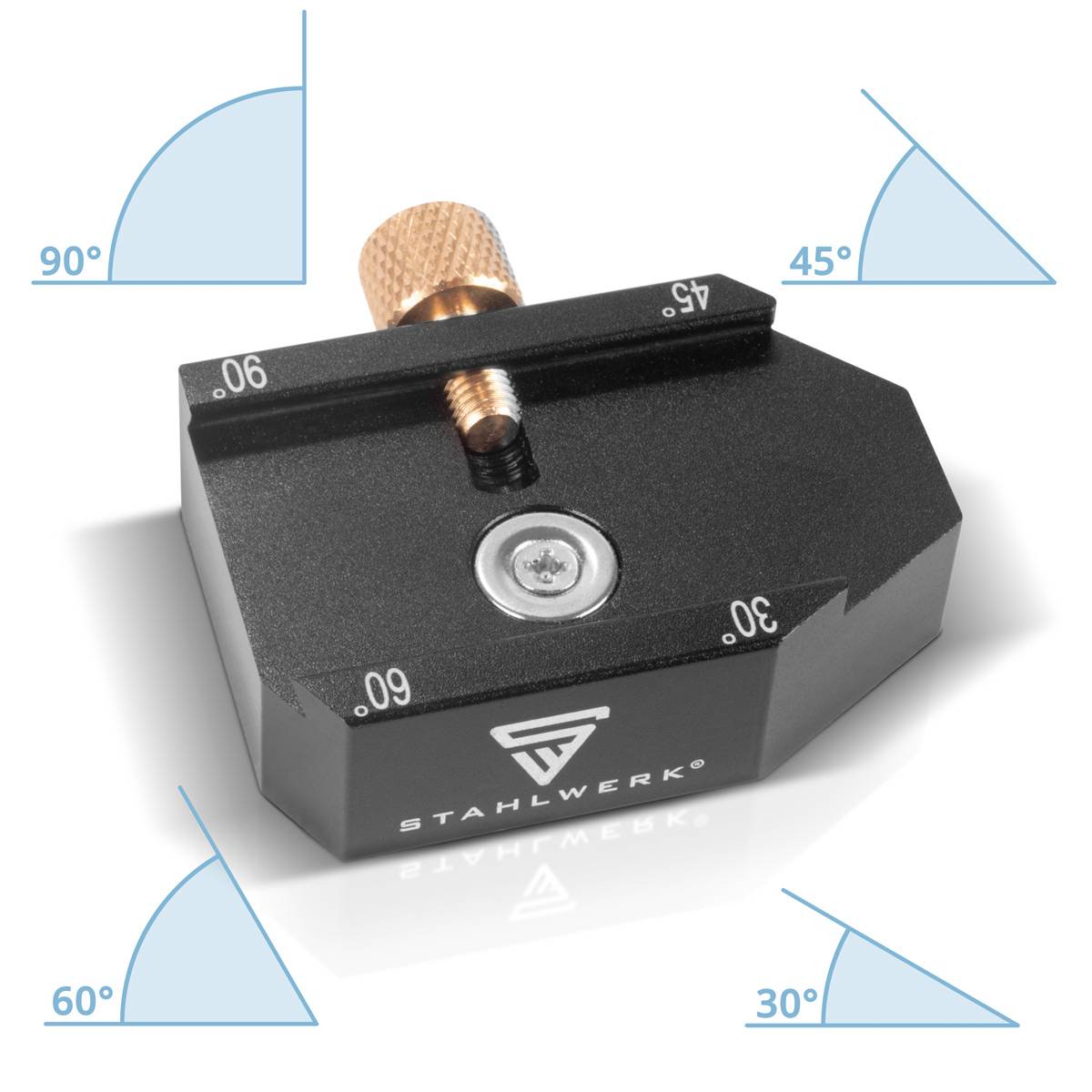 STAHLWERK Winkel-Anschlaglineal | Markierungslehre | Anreißlehre