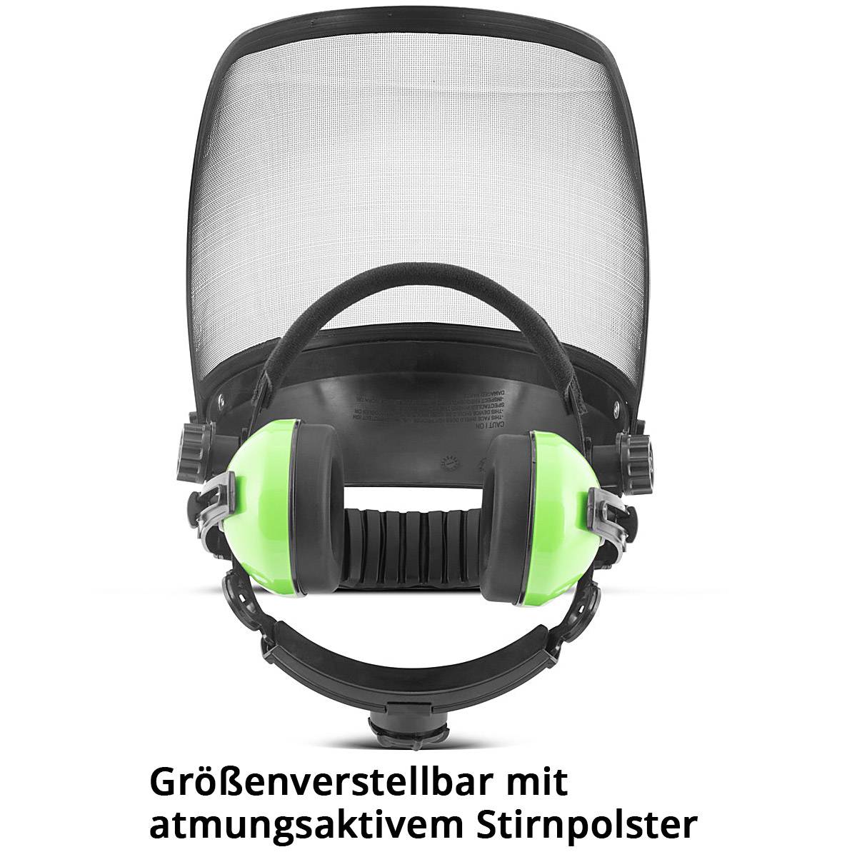 STAHLWERK Gesichts- und Gehörschutz-Kombination EN352 EN1731 Schutzvisier