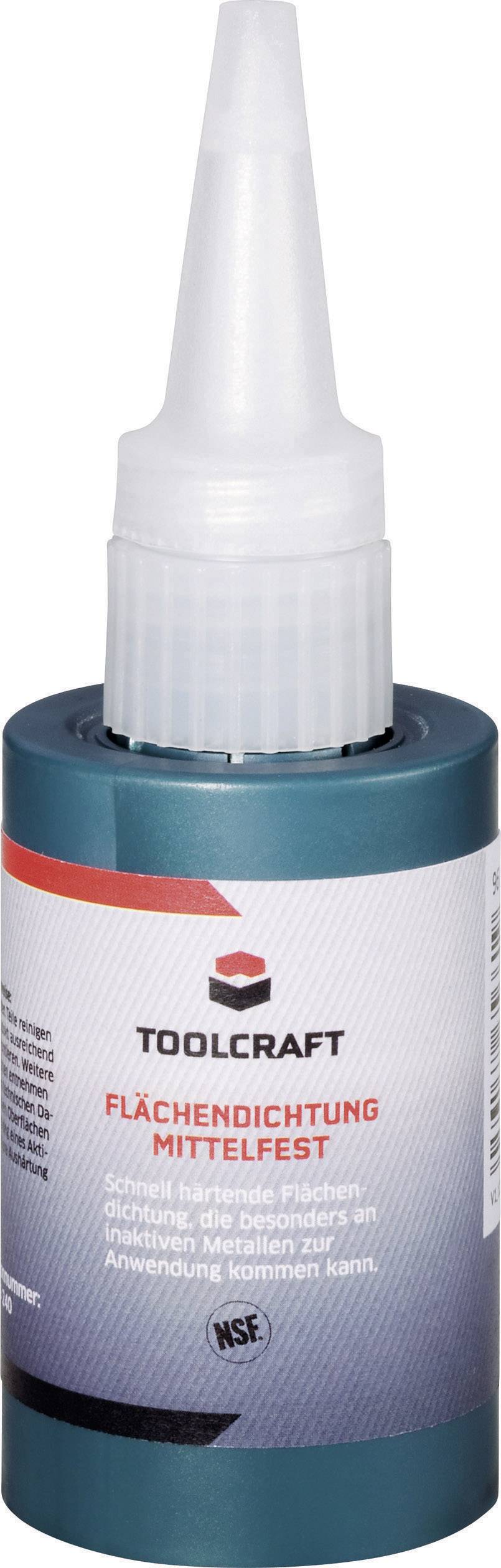 TOOLCRAFT Flächendichtung Farbe Orange (fluoreszierend) 05K74.Z50 50ml