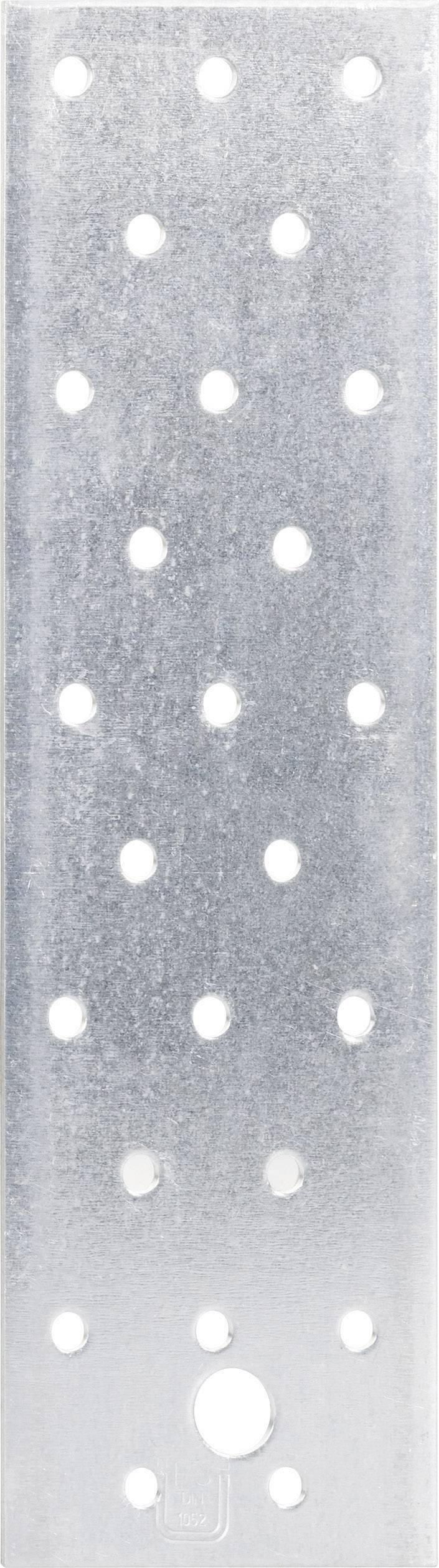 TOOLCRAFT 890719 Lochplatte 195mm Stahl 1St.