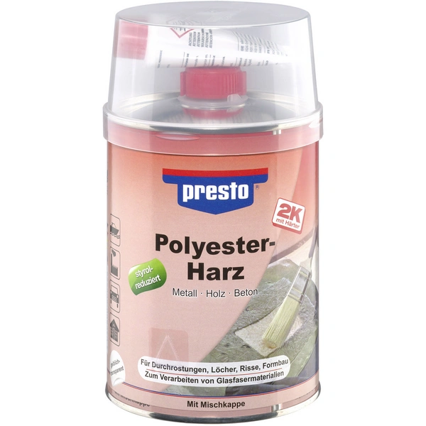 Presto 2K-Polyesterharz 600528 1kg Presto 2K-Polyesterharz 600528 1kg