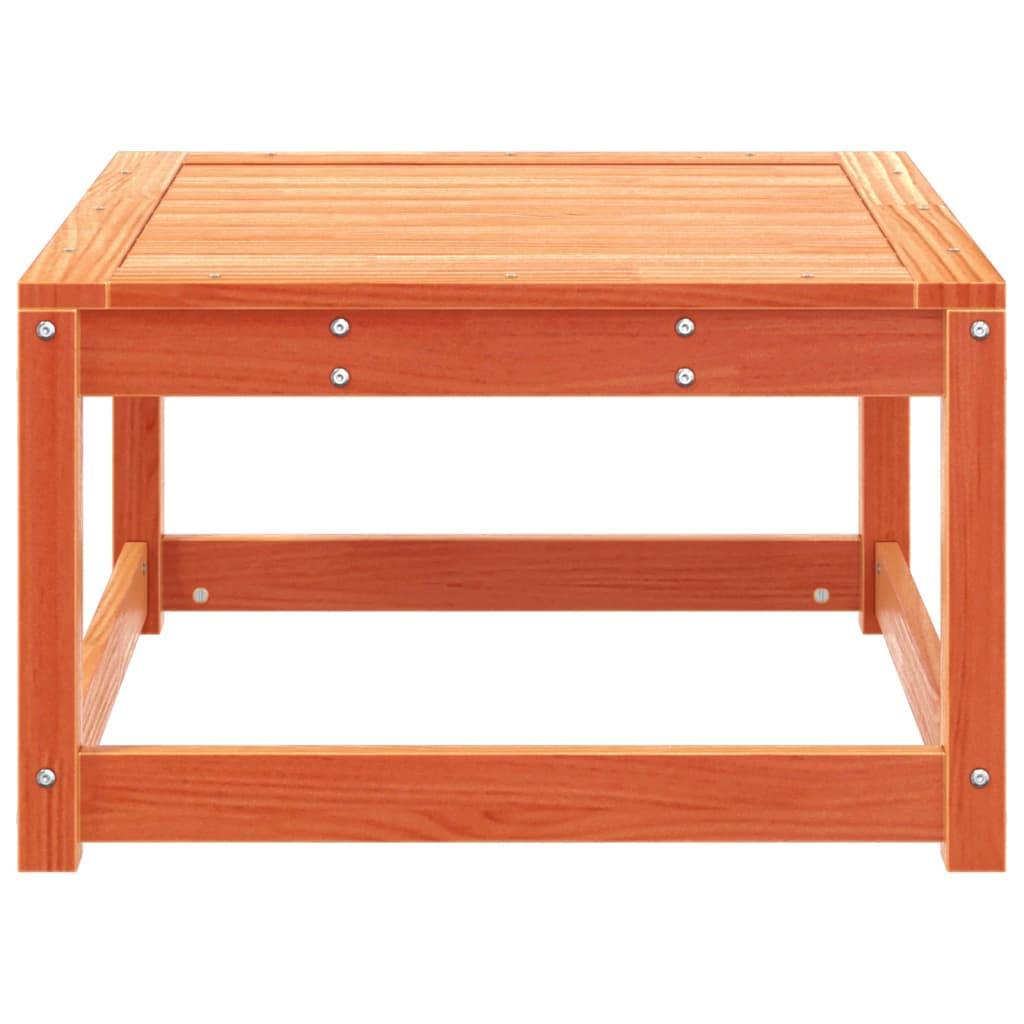 vidaXL Gartenhocker Wachsbraun Massivholz Kiefer