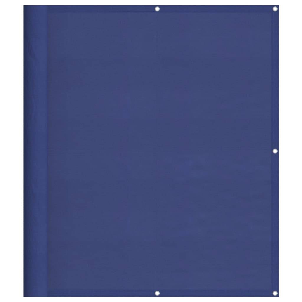 vidaXL Balkon-Sichtschutz Blau 120x700 cm 100 % Polyester-Oxford